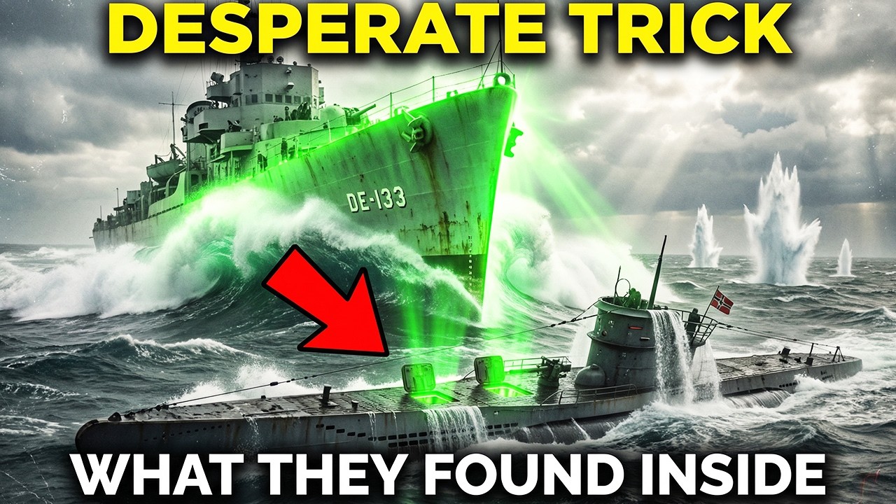 The Trick That Forced This German Sub to Surface — What the US Found Was Classified for 50 Years