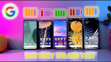 2023 Google Pixel Battery Drain Test | 5a vs 6a vs 7 vs 6 Pro vs Pixel 7 Pro | Surprising Results!