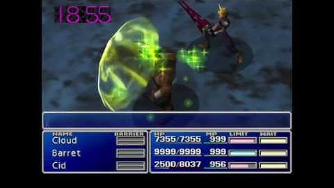 Barret Overflow Glitch Emerald Weapon