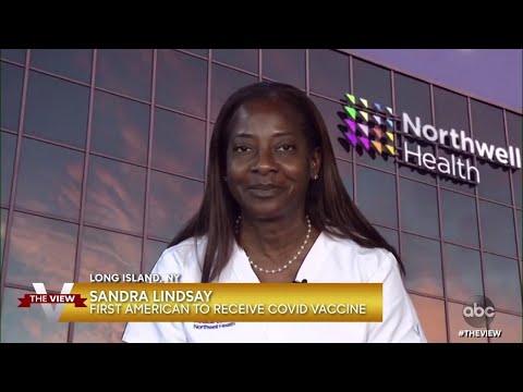 Sandra Lindsay, 1st American to Get COVID-19 Vaccine