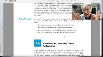 Computer Organization: multiway-cache, performance measurement