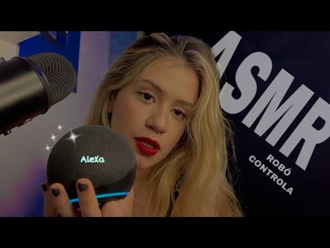 UM ASMR CONDUZIDO POR UMA ROBÔ *alexa vai te fazer dormir 😴*