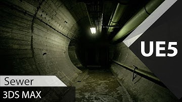Sewer -  3ds Max #Unrealengine5 #3dsmax #gamedevelopement