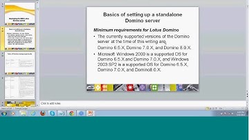 IBM Lotus Domino Admin Training - Demo