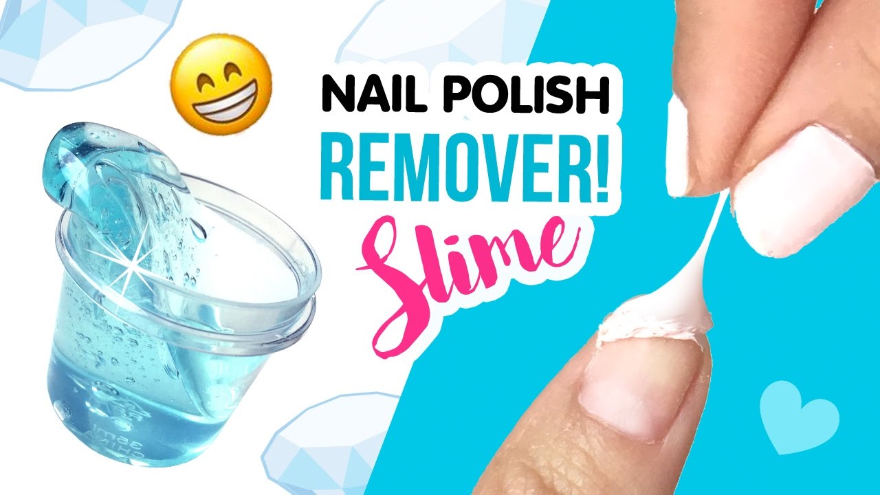 Diy Nail Polish Removing Slime Turn Any Brand Into Peel Off Polish Crazy Nail Hacks Youtube