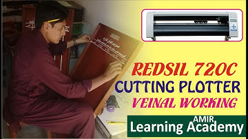 Redsail Cutting Plotter | Vinyl Printing Business | Amir Academy Vinyl Cutting by Redsil 720c