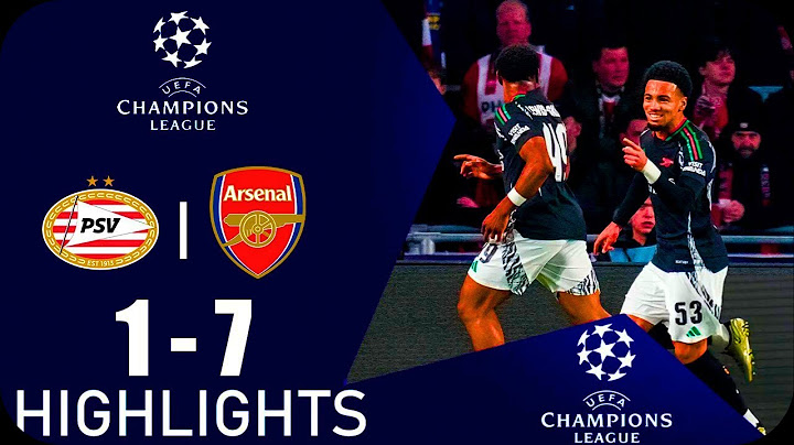 PSV vs Arsenal 1-7 Highlights Goals | UEFA Champions League 2024/25
