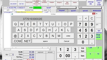 change price in pos screen