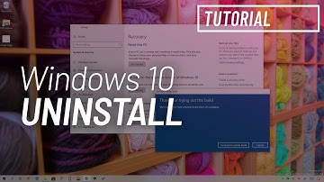Windows 10 May 2019 Update, version 1903: Uninstall and rollback to October 2018 Update