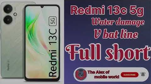 Redmi 13c 5g water damage problem solution || vbat line full short #viralvideo #redmi #xiomi
