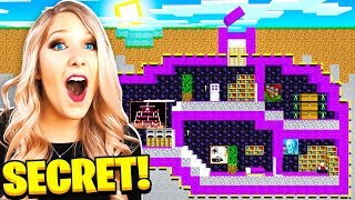 I Found my Mom's SECRET Underground Minecraft Base!