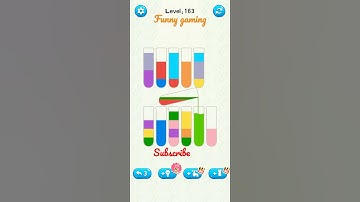water sort puzzle game level 163 #numpuz #water #sort #game #funnygaming #androidgames #shorts