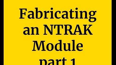 Fabricating an NTRAK Module part 1: Cutting the Parts