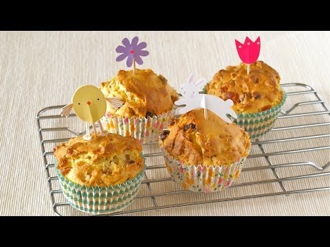 How to Make Fruit Granola Yogurt Muffins (Healthy Easter Recipe) 簡単！フルグラマフィン (ヘルシー イースター レシピ)