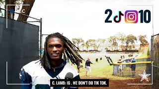 Instagram Vs Tik Tok Dallas Cowboys Decide At The Training Camp