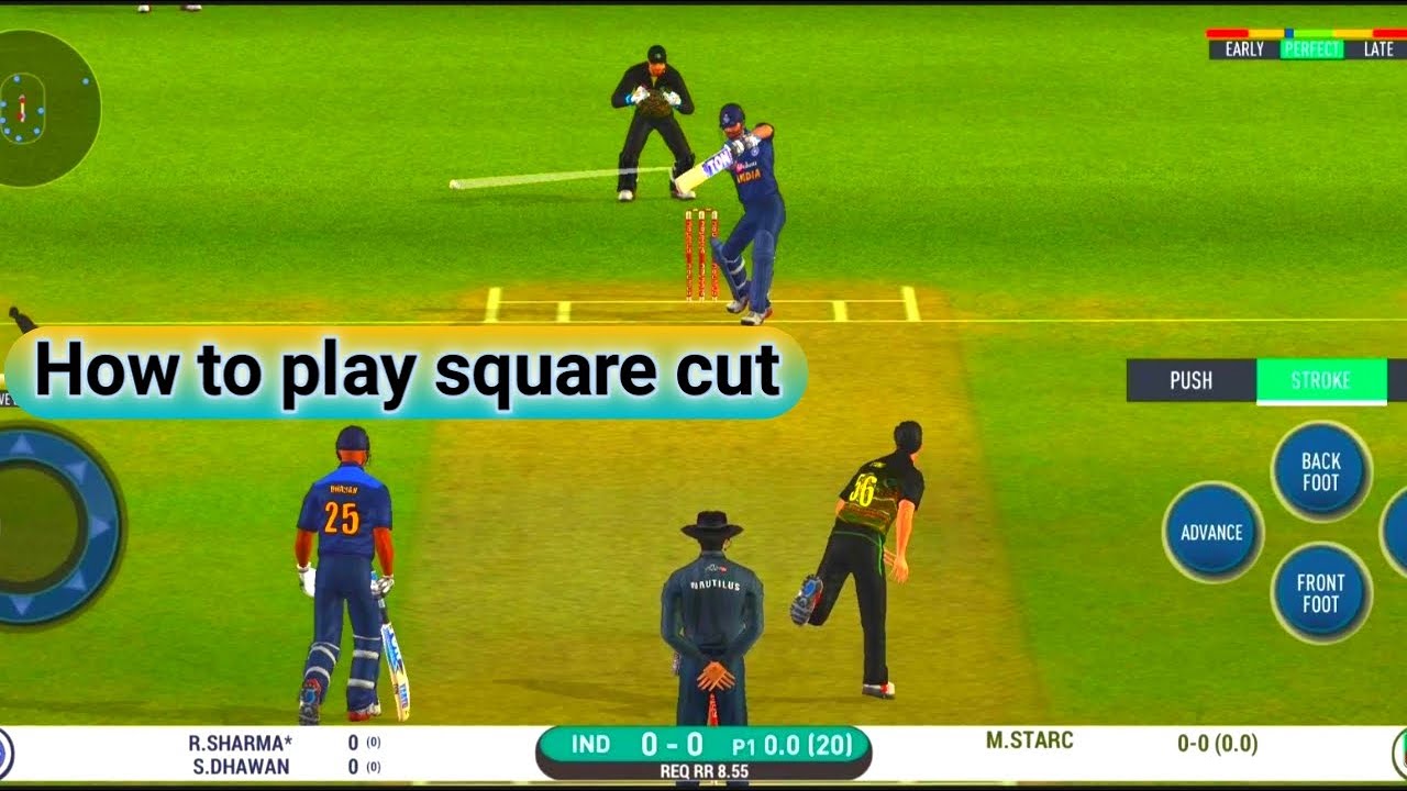 how to play square cut in Real Cricket 20 | RC 20 | Batting Tips and ...