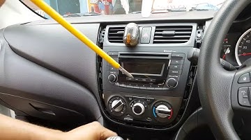 How to open new Maruti Suzuki Celerio and Celerio x music system panel (infotainment system)