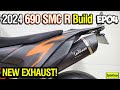 2024 KTM 690 SMC R Build EP04 | LeoVince Nero Exhaust 🔥