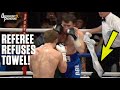 WOW! REFEREE REFUSES TO ACCEPT TOWEL THROWN IN, PROVES IT’S THE RIGHT DECISION! KATSIDIS V EARL
