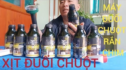CHAI DUNG DỊCH CÂY THẢO MỘC XỊT ĐUỔI CHUỘT MÁY ĐUỔI CHUỘT RẮN CHIM NĂNG LƯỢNG