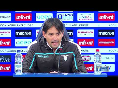 La conferenza stampa di mister Inzaghi alla vigilia di Lazio-Empoli