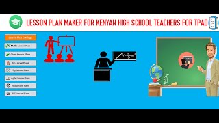 VBA/EXCEL LESSON PLAN GENERATOR