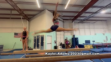 Kaylei Adams 2023 - All-Around Gymnast - Skills Highlights