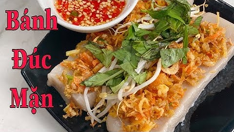 Bánh đúc mặn - khoai môn - đơn giản dễ làm