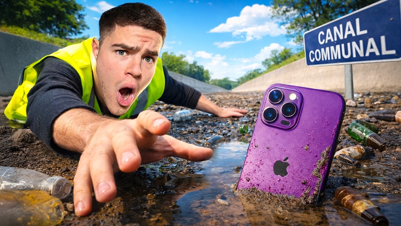 J’AI FOUILLÉ UN CANAL COMPLÈTEMENT VIDÉ 😱