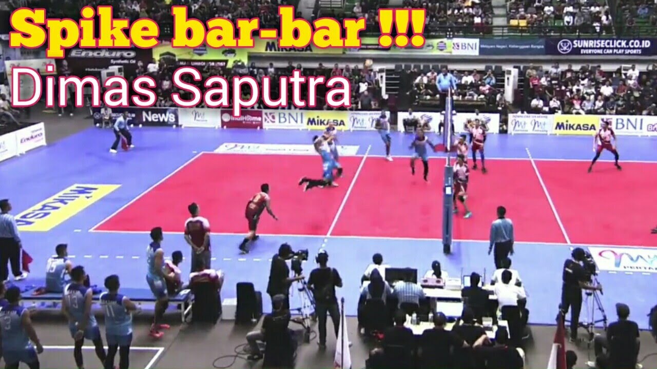SPIKE DIMAS SAPUTRA PROLIGA 2019 part 1| MEDOK VOLLEYBALL