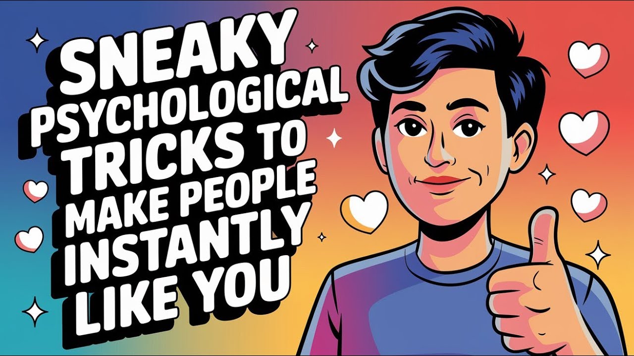 Sneaky psychological tricks to make people instantly like you - YouTube