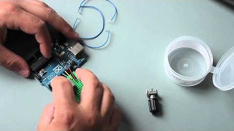 Fritzing MiniKit -- Counting Knob