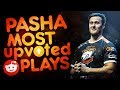 CS:GO - PASHABICEPS MOST UPVOTED REDDIT PLAYS EVER! (CRAZY CLUTCHES & FUNNY MOMENTS)