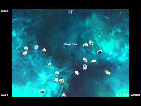 Demostración juego de asteroides
