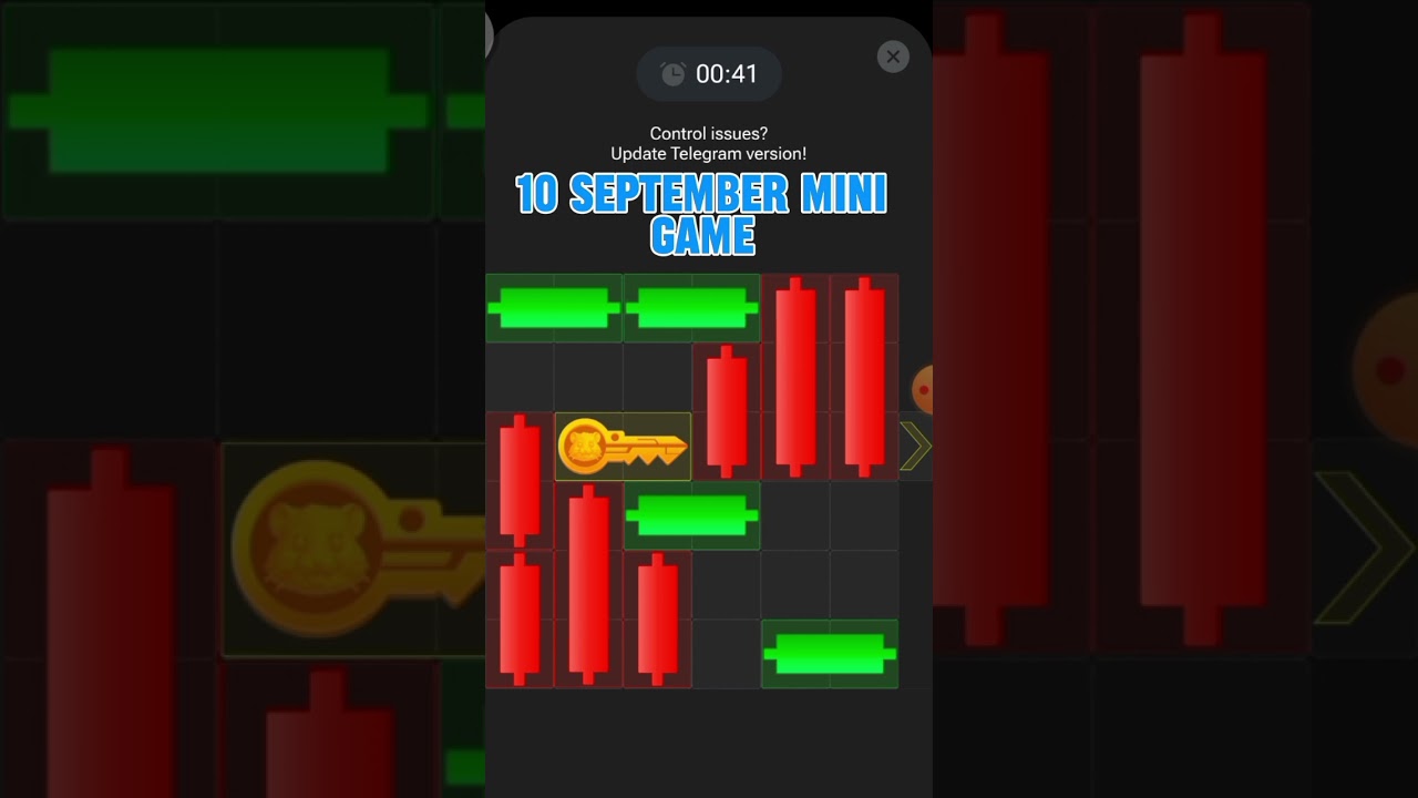10 September mini game by hamster | unlock the key 
