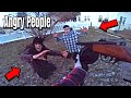 Angry People Vs Dirt Bike