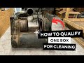 How to qualify a freightliner detroit one box for cleaning