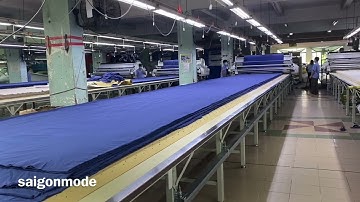 SgM-Trải vải bằng máy