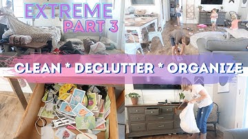 EXTREME WHOLE HOUSE DECLUTTER WITH ME PART 3 || AT HOME WITH JILL MINIMALISM