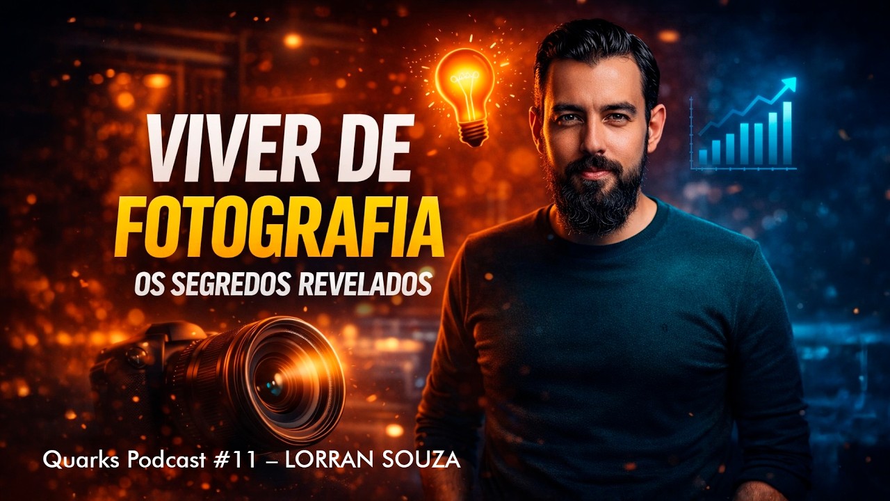 VIROU FOTÓGRAFO NO PRÓPRIO CASAMENTO História Real de Superação | Quarks Podcast