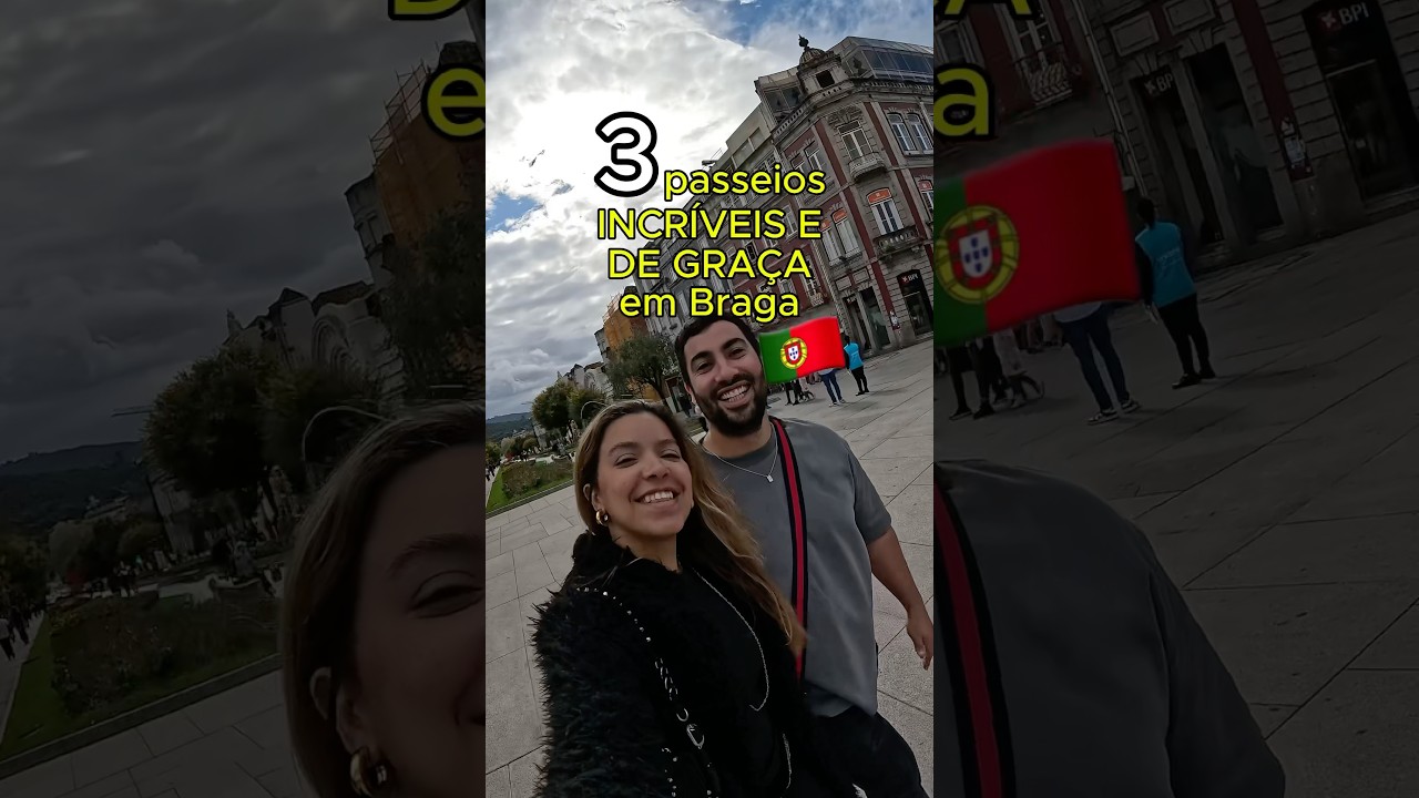 3 passeios incríveis e de graça em Braga 🇵🇹🥰 #portugal #braga #imigrantesemportugal