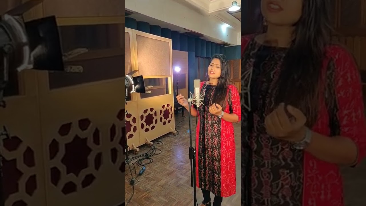 glimpse from a recording session of one of our students at T-Series Studio Noida. 