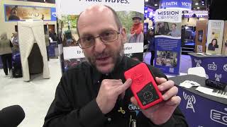 Solar-powered radio / mp3 player from GalCom Int'l at NRB @Ga.com.org get distributed by churches