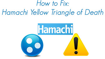 How To Fix: Hamachi Yellow Triangle of Death