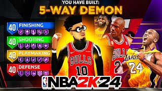 *NEW* BEST GUARD BUILD IS THE BEST BUILD IN NBA 2K24! GAMEBREAKING BEST BUILD IN NBA 2K24!