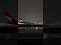 Airbus A380 Epic night Takeoff | Qantas airways #shorts