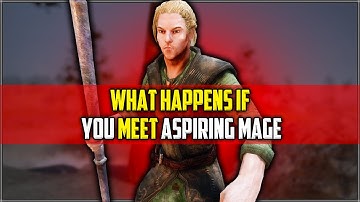 Skyrim ٠ What Happens if you meet Aspiring Mage ٠ Random Encounters