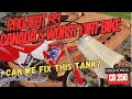 1993 Honda CR250, Project 93, White Fuel Tank and White Airbox Restoration, Canada's Worst Dirt Bike