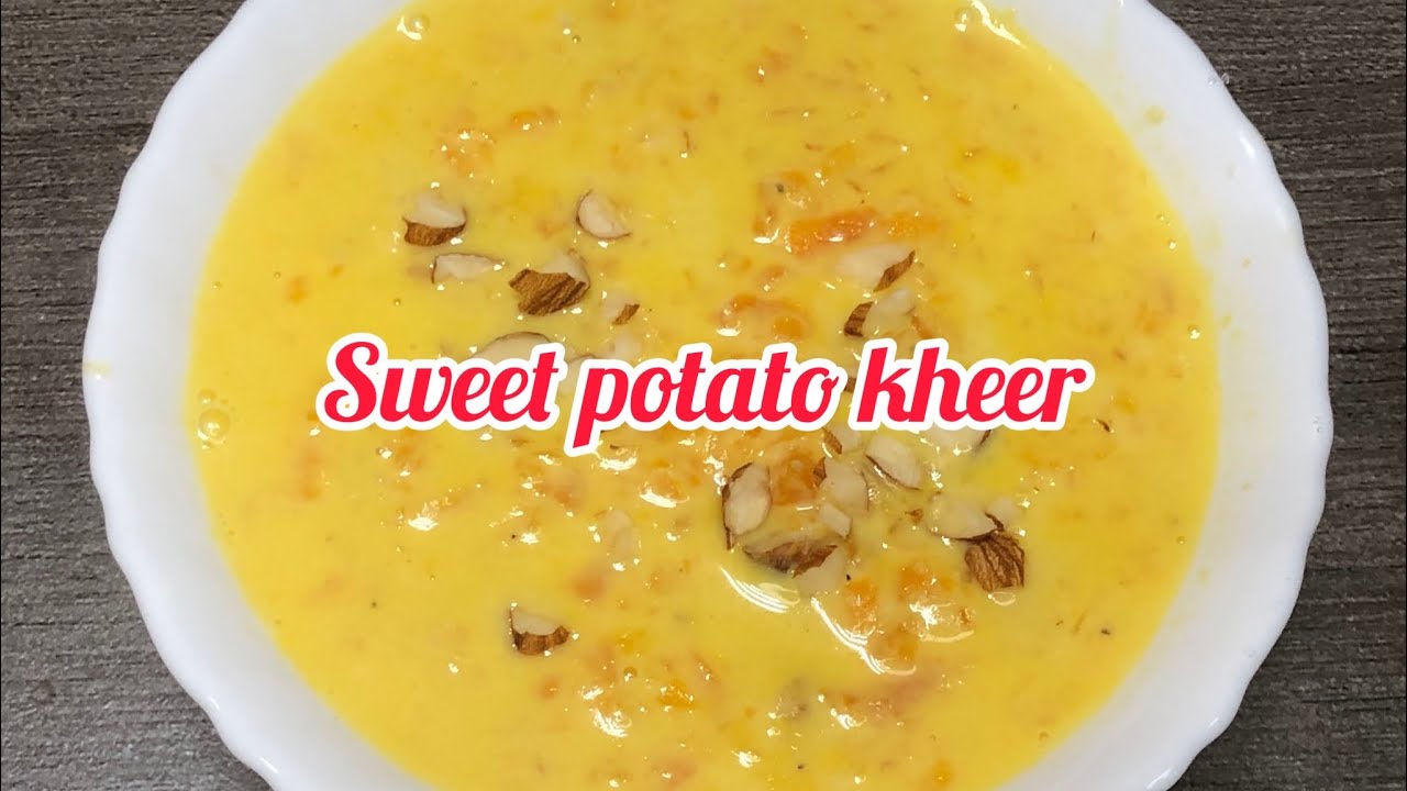 Sweet Potato Kheer Recipe Simple & Tasty Dessert How to make Sweet potato Kheer YouTube