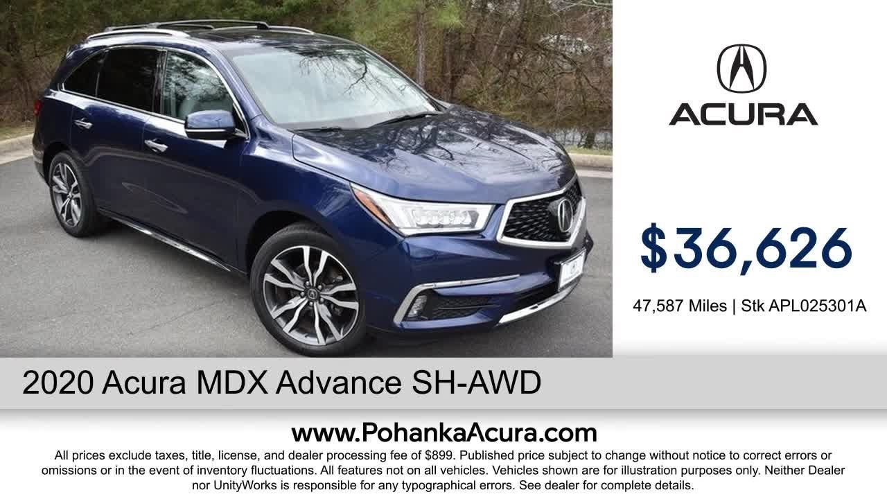 Certified Pre Owned Specials on Select Acura MDX Models Chantilly VA